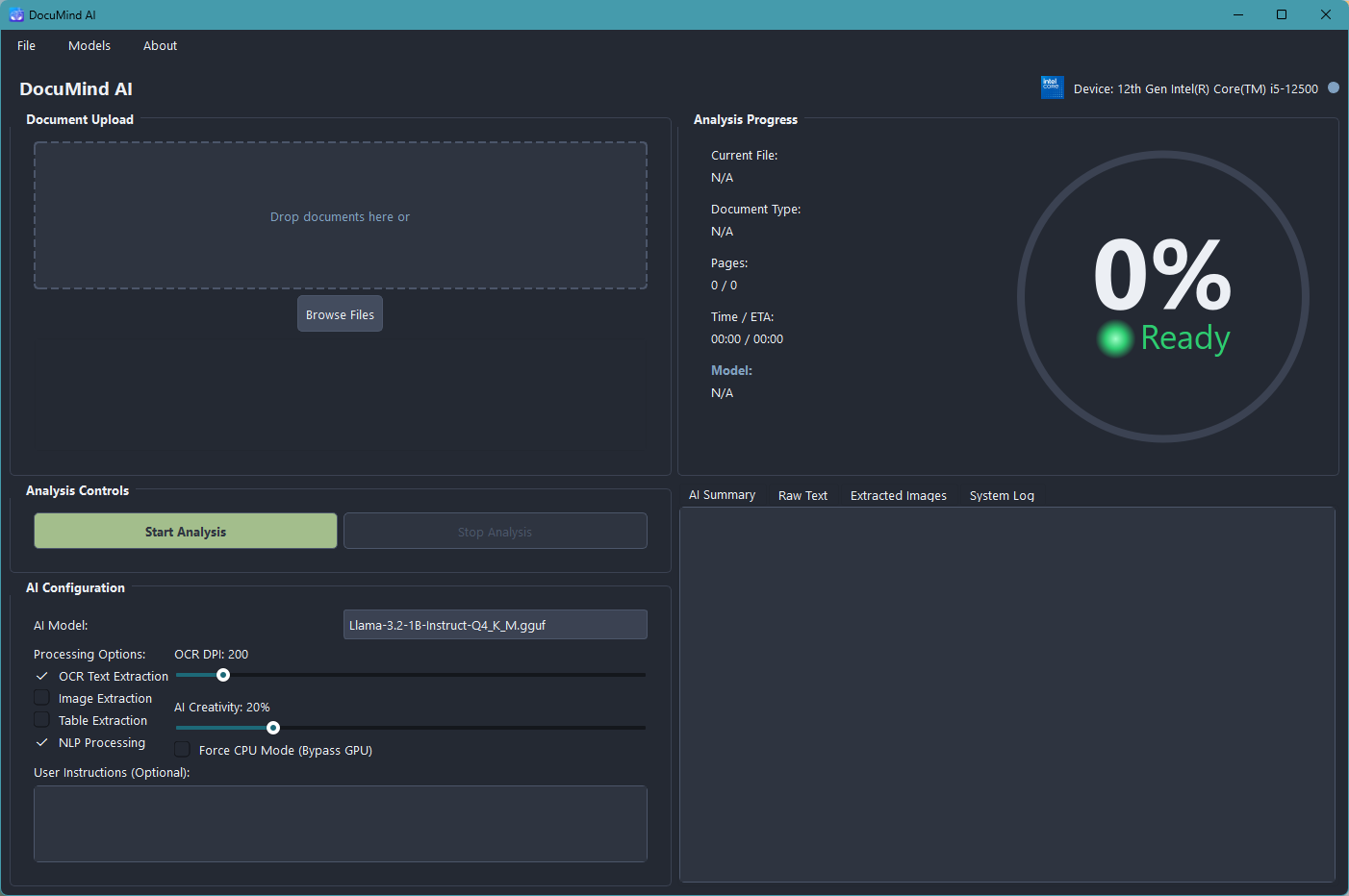 DocuMind AI Interface